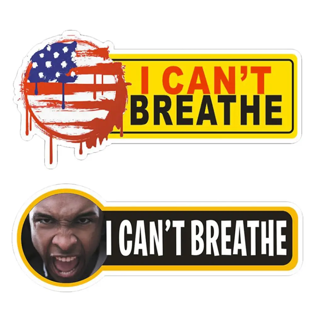 Я не могу дышать стикер ПВХ самоклеющиеся Мартовские наклейки для одежды