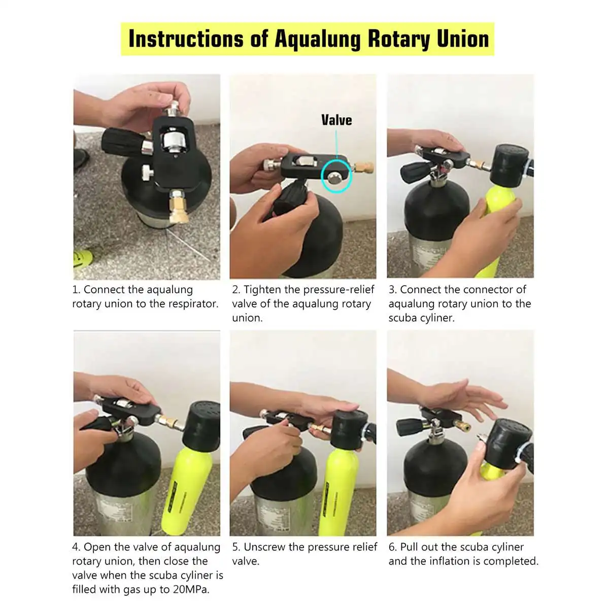 

Scuba Diving Tank Equipment Mini Scuba Dive Cylinder scuba diving oxygen tank box snorkel dive tank Oxygen Cylinder