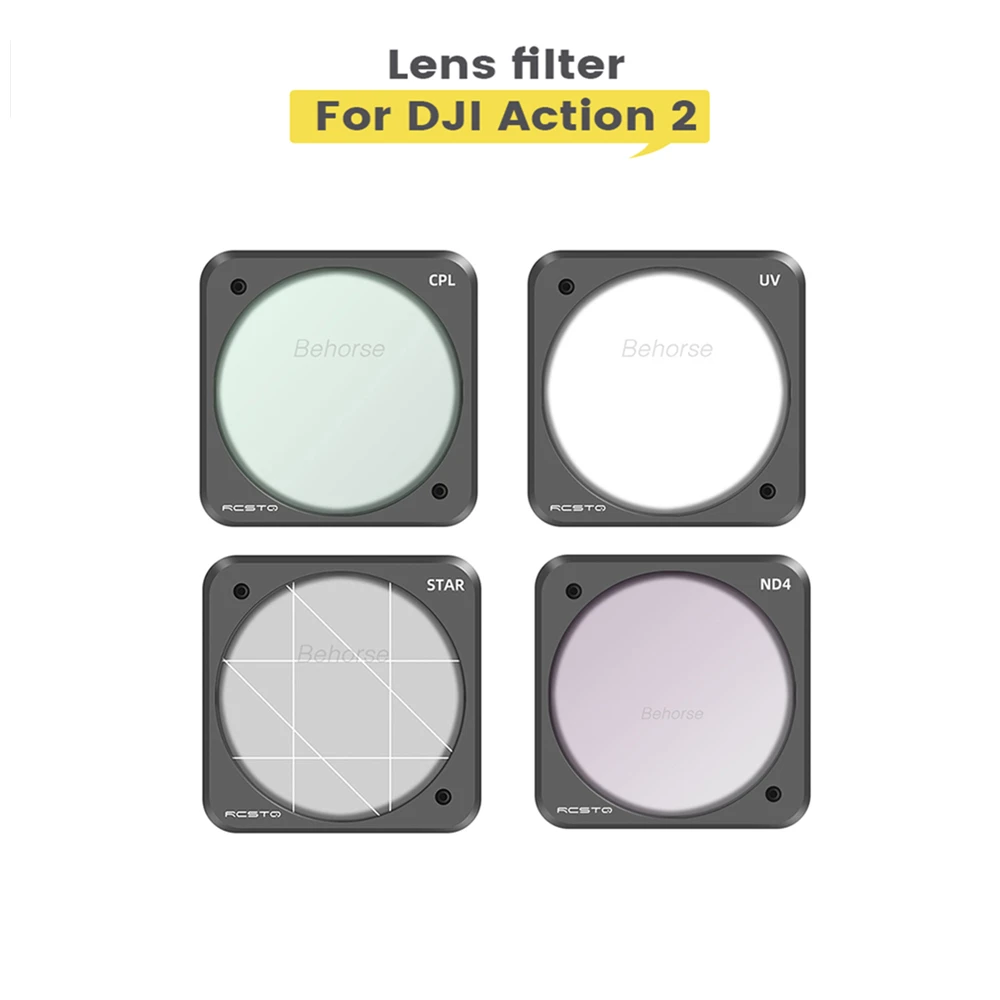 

DJI Action 2 Filter Optical Glass CPL UV ND 4 8 16 32 STAR Lens Filters Set for DJI OSMO Action 2 Camera Filter Accessories