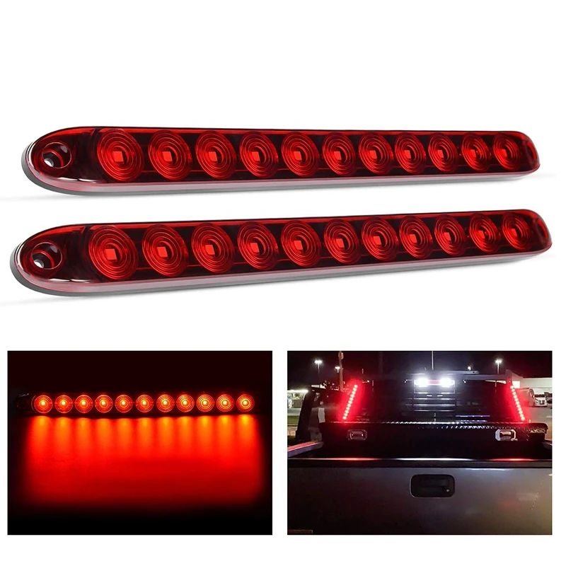 Светодиодный торцевой светильник красный 16 дюймов 11 класс водонепроницаемости