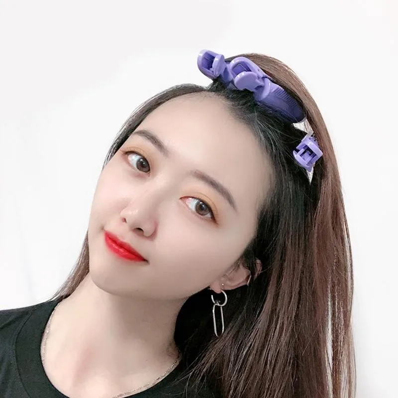 

1PC Natural Fluffy Hair Clip Curly Plastic Hair Root Fluffy Clip Bangs Hair Styling Clip Candy Color Hairpins Hair Accessories
