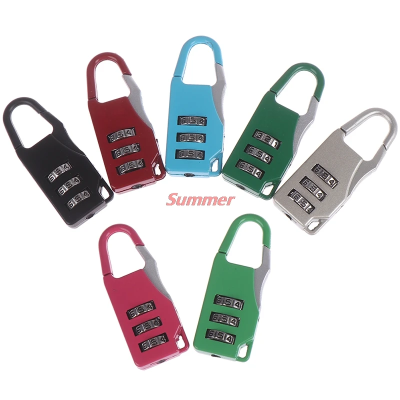 

New 1Pc Password Lock Password Combination Padlock Security Travel Safe Lock Zinc Alloy Suitcase Luggage Locker Bicycle Locks