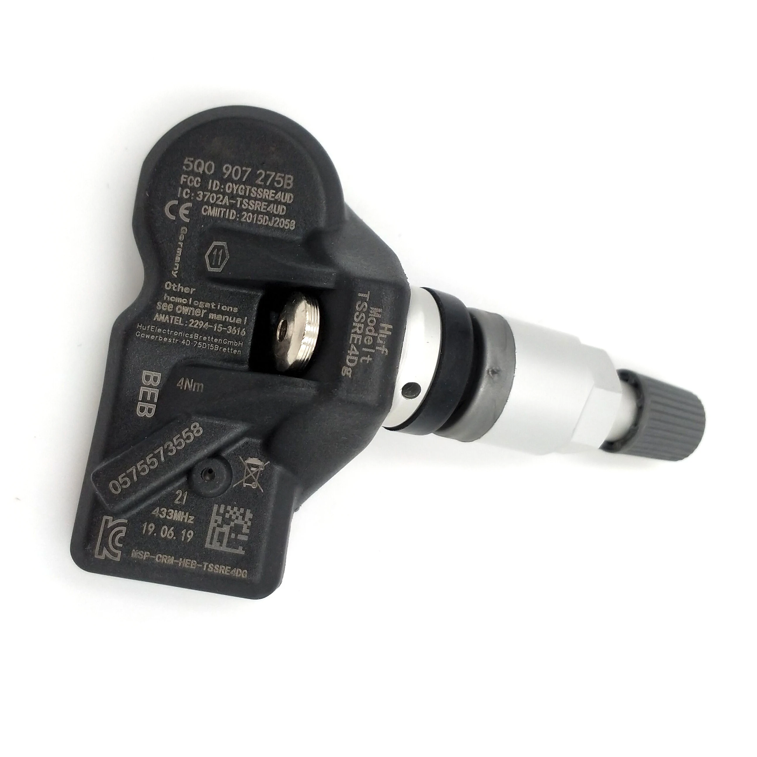 Датчик контроля давления в шинах 5Q0907275B TPMS для Audi A6 Q7 R8 RS4 S4 S6 5Q0907275 5Q0 907 275B 433