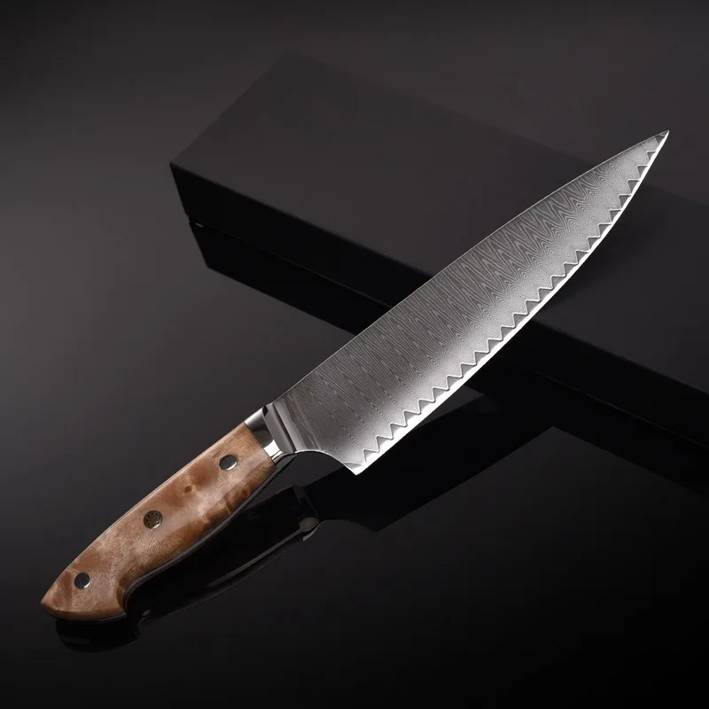Кухонные ножи 67 слоев vg10 нож шеф повара из дамасской стали овощной Мясник Gyuto