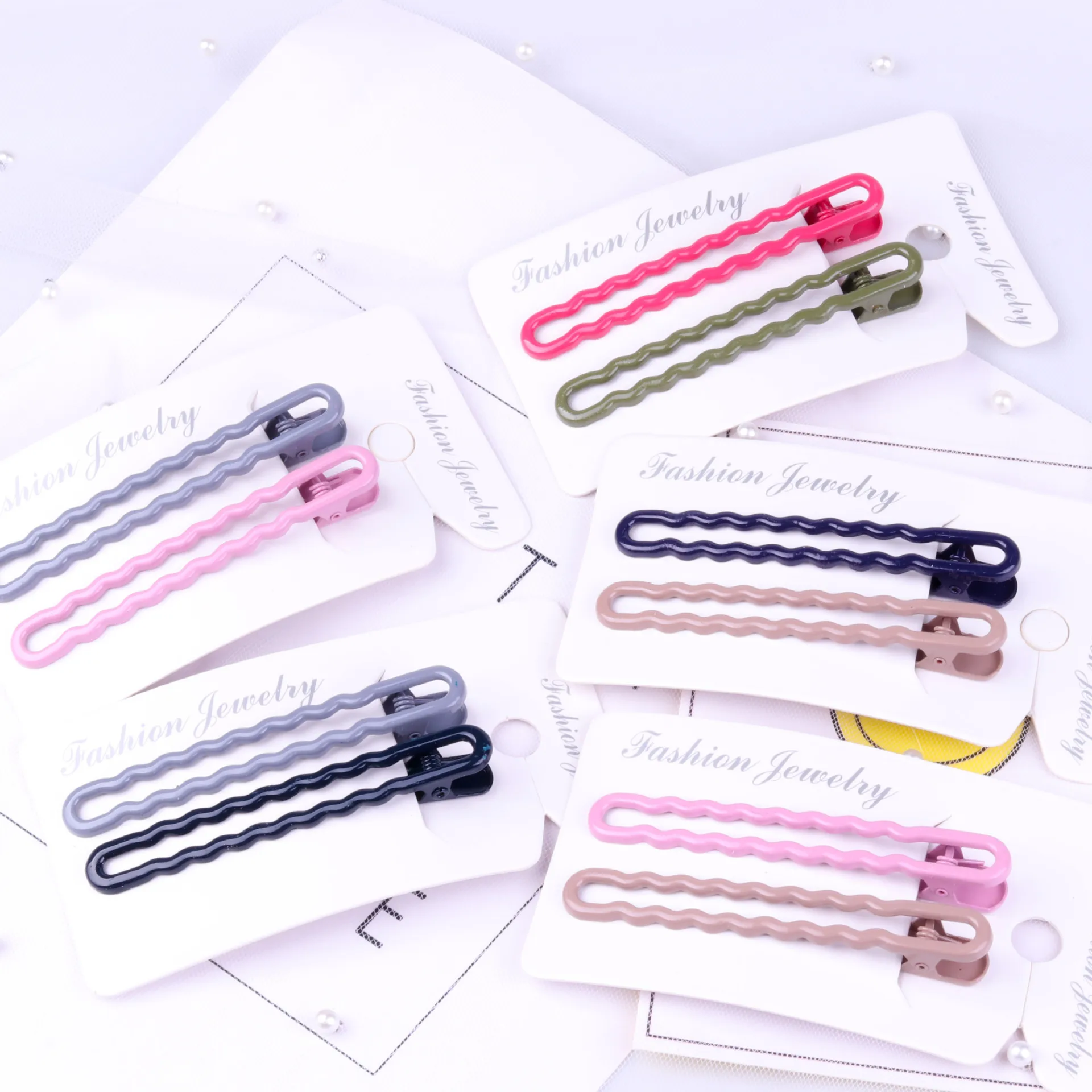 

Заколка для волос разноцветная, 200 шт./лот