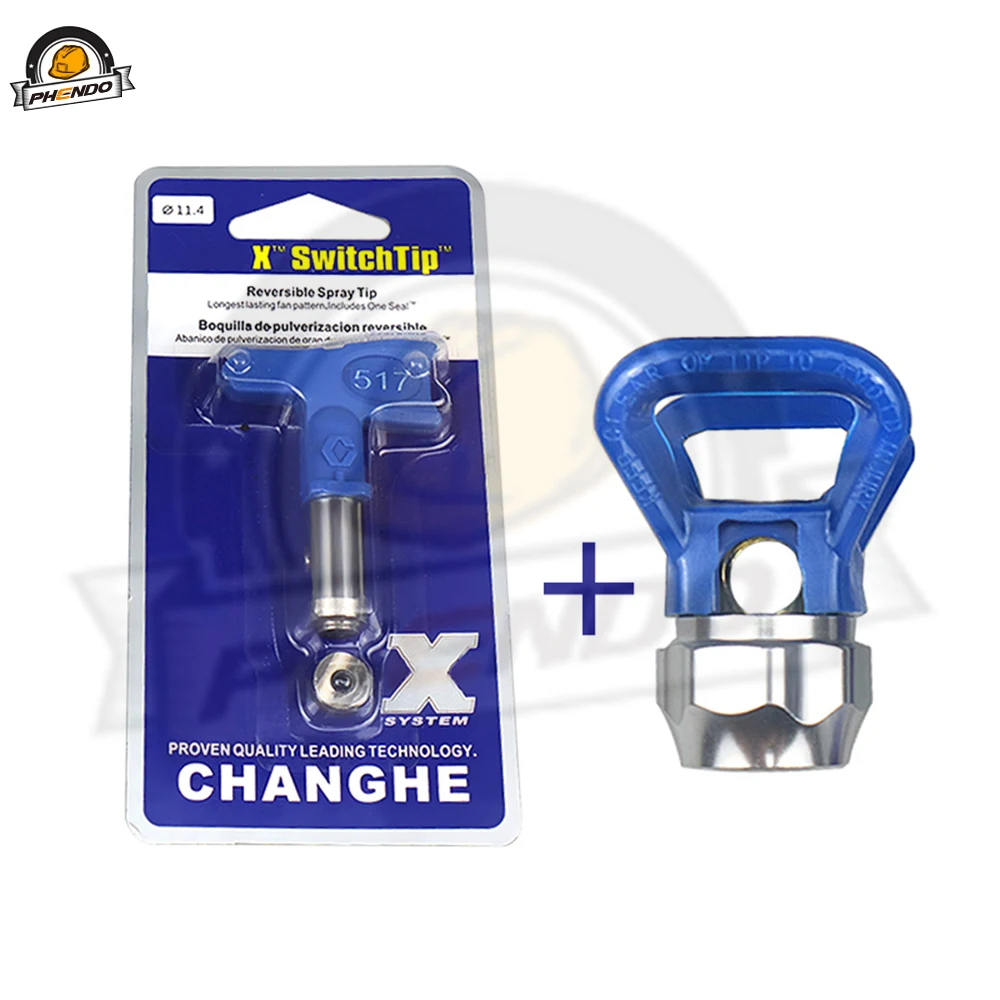 Насадка для аэрографа PHENDO безвоздушный Краскораспылитель серии 1-6 синий