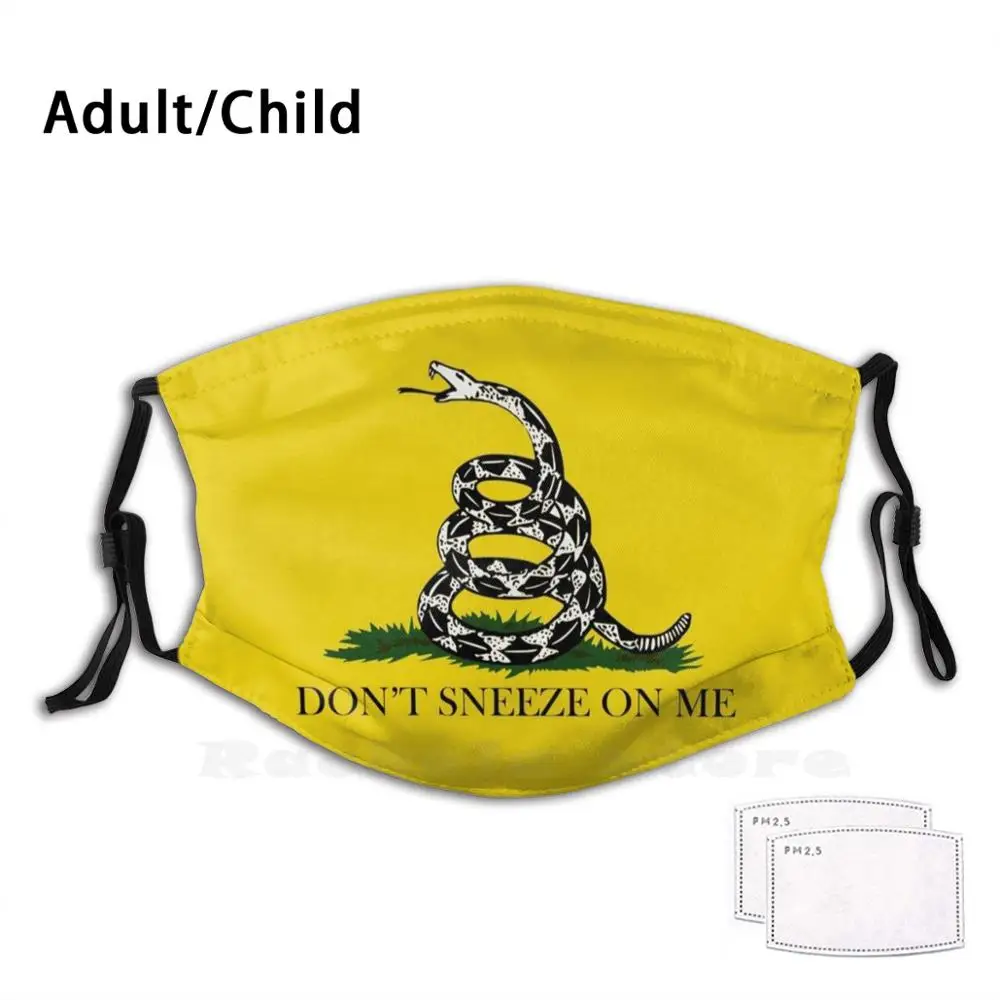 Маска с фильтром против пыли для взрослых и детей флагом Cdc Gadsen | Аксессуары