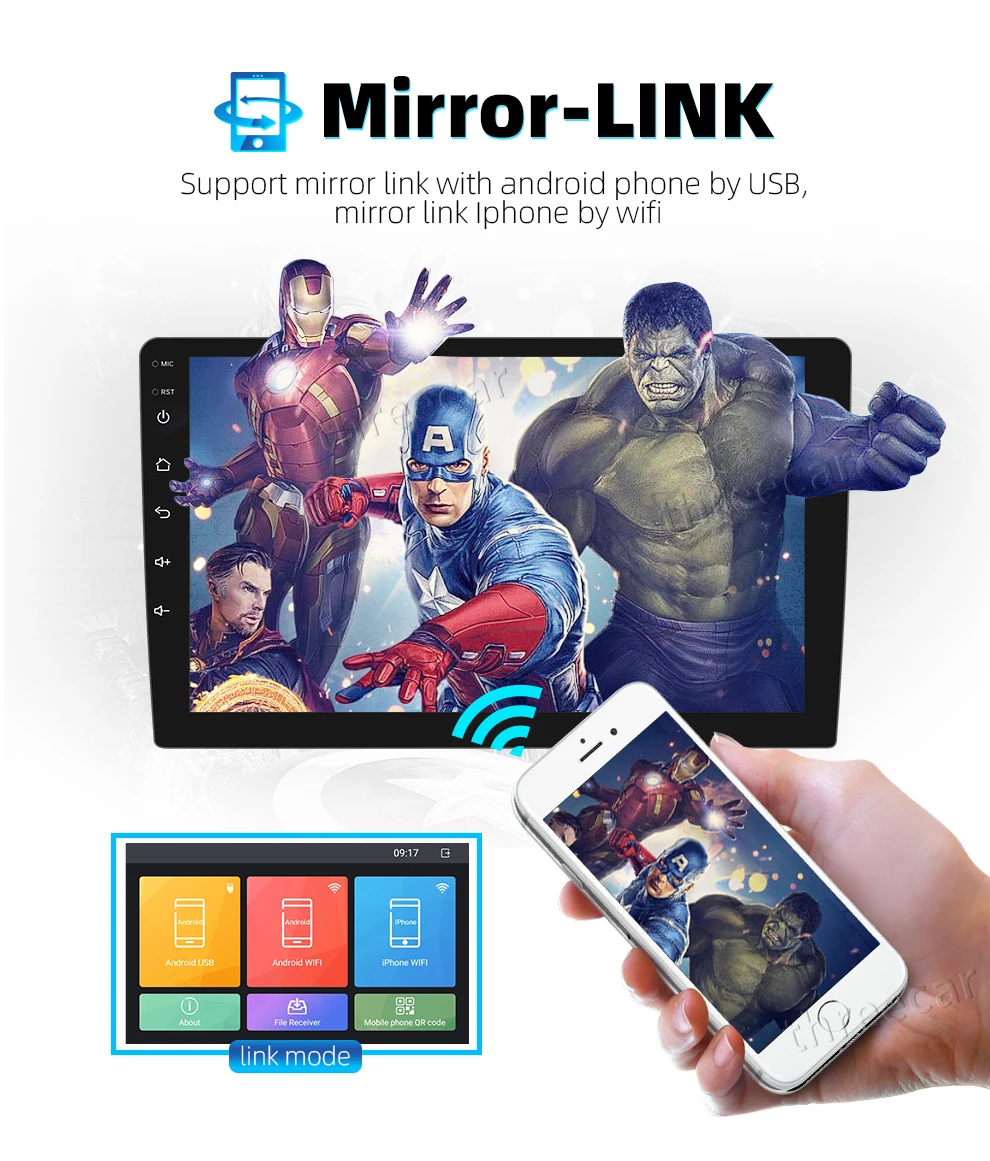 $60.31 2 din android 2.5D car radio Android 8.1 universal Car Radio Player GPS NAVIGATION WIFI Bluetooth MP5 Player Split Screen 1+16