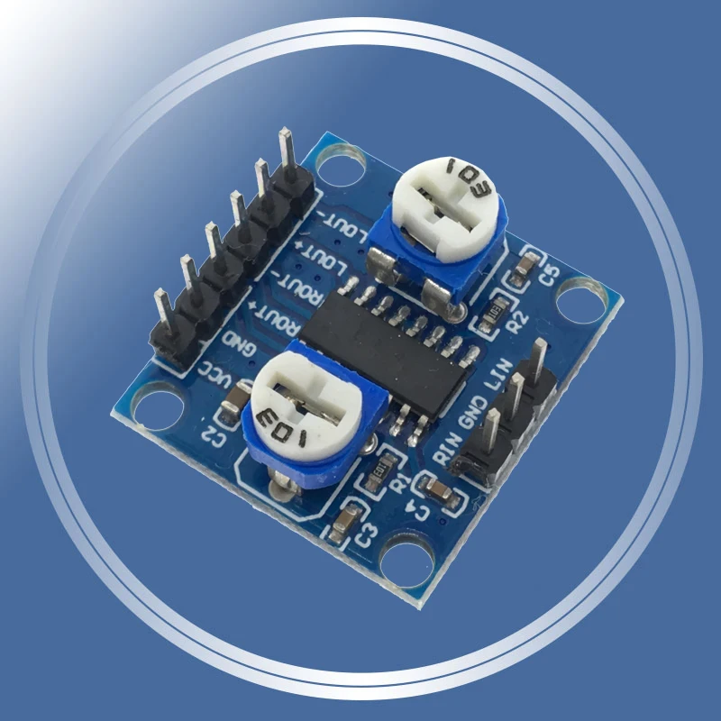 Бесплатная доставка! Плата цифрового усилителя 5 шт./лот PAM8406 с потенциометром