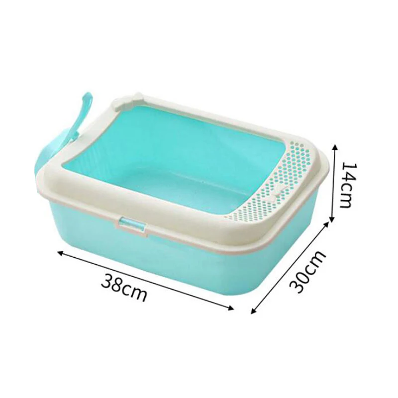 HIPET Pet Dog Cat Litter Box Toilet Bedpan Semi-closed Anti-Splash Puppy Teddy Indoor Toilet Supplys For Dogs Cats Litter Tray