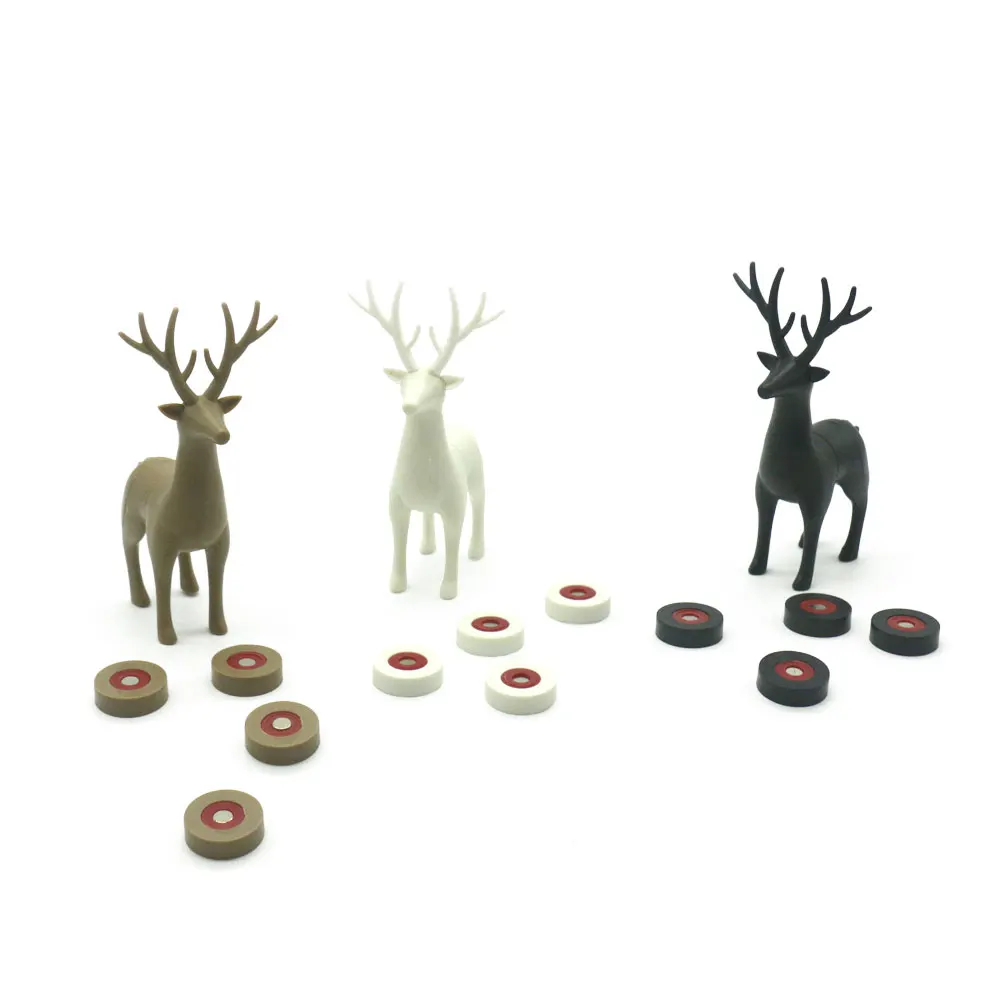 Магнитный олень подходящая игра с деревянным подносом Монтессори сенсорный