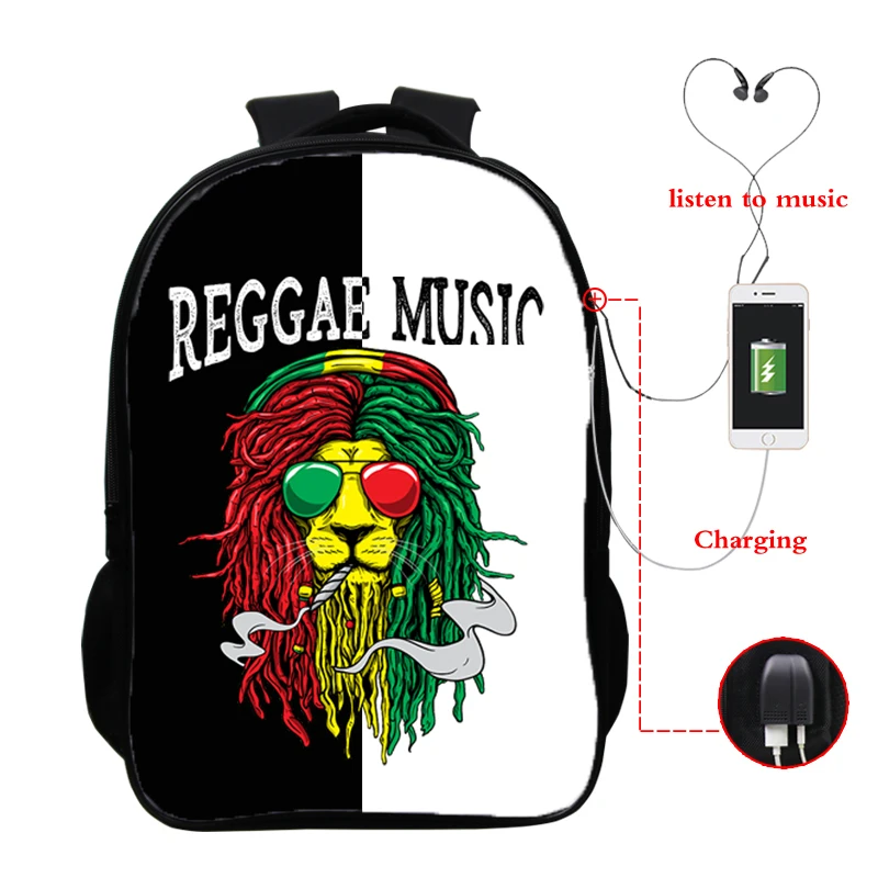 

Школьные рюкзаки для мужчин и женщин, водонепроницаемые сумки с 3d рисунком льва для подростков и мальчиков, с USB-зарядкой, дорожные сумки для...