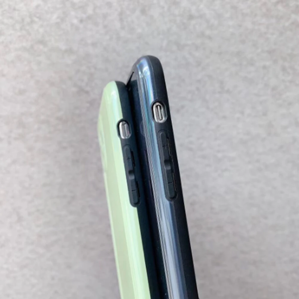 

Brand New Colorful Phone Case For iPhone 11 PRO MAX X XS XR Max Plus Soft Silicone Laser Colorful Cover For iPhone 7 8 Plus