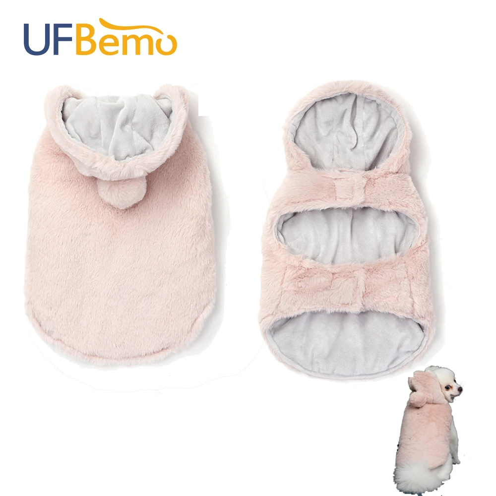UFBemo роскошное пальто для собак зимняя одежда теплая куртка питомцев костюм фурри