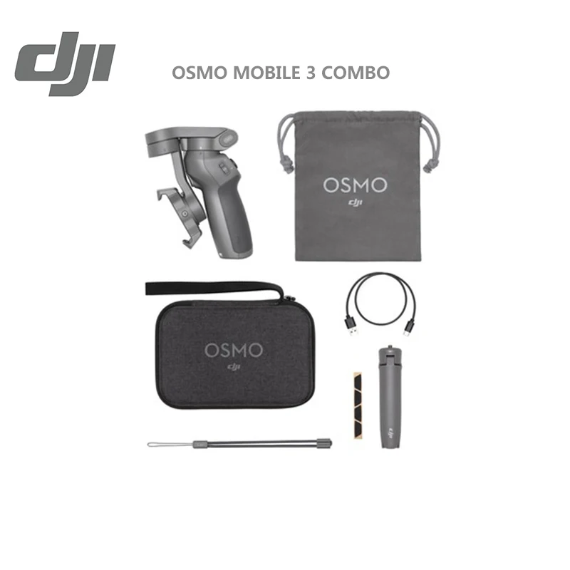 DJI Osmo Mobile 3 Combo A xis складной карданный стабилизатор для смартфонов