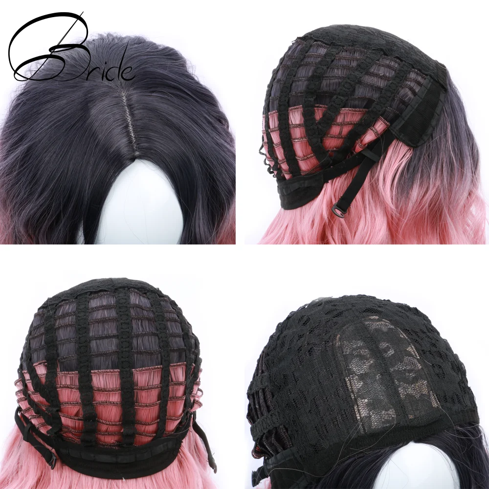 Парик для невесты с короткими волосами женщин 16 дюймов парик водной волны без