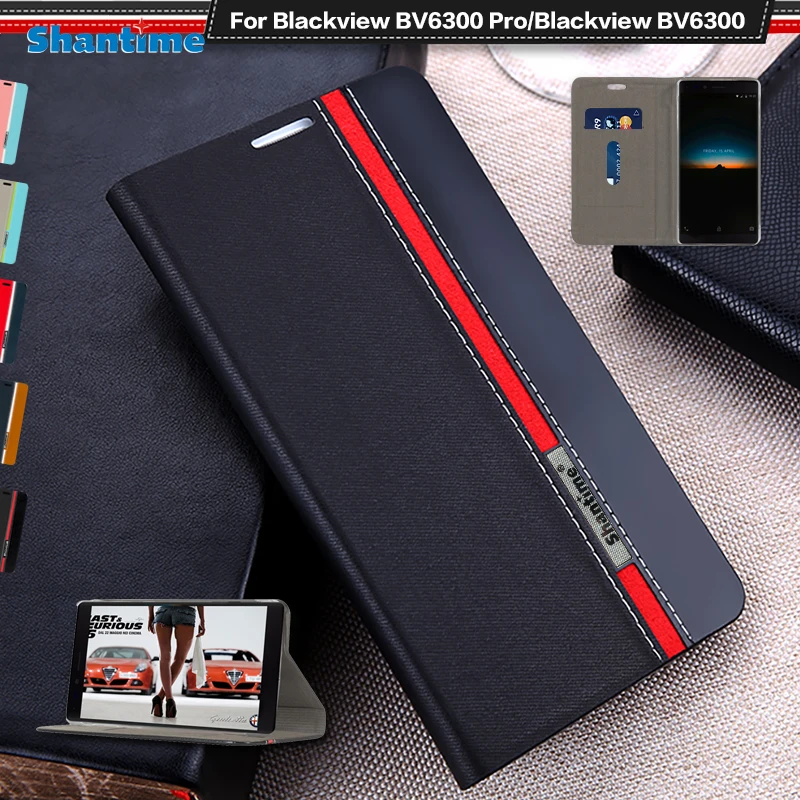 

Luxury PU Leather Case For Blackview BV6300 Pro Flip Case For Blackview BV6300 Phone Case Soft TPU Silicone Back Cover