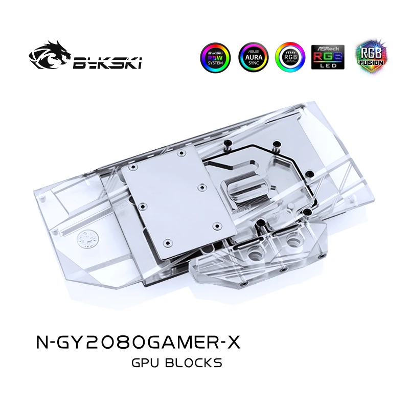 Bykski телефон с полным покрытием графического процессора для VGA GALAX GEFORCE RTX 2080