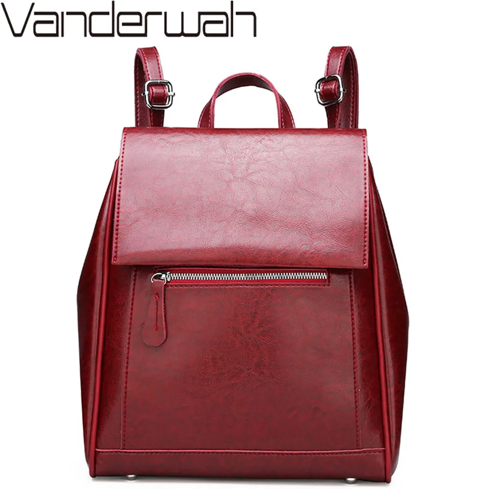 Роскошный брендовый женский рюкзак Кожаные Дорожные ранцы дизайнерская женская