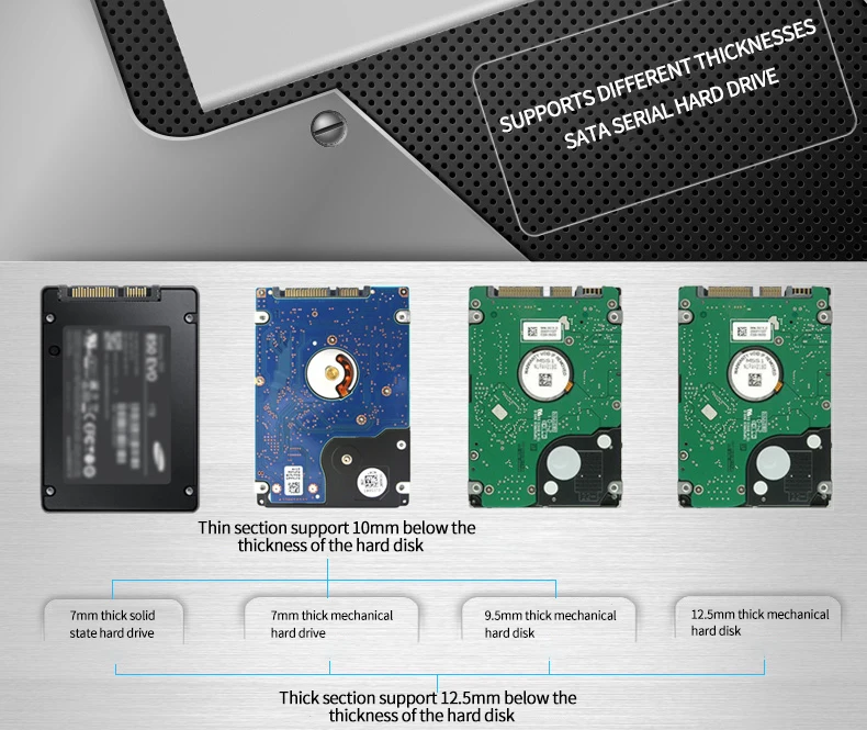 Blueendless Чехол для 2 5 дюймового жесткого диска с адаптером SATA на USB 3 0 1 6 Гбит/с бокс