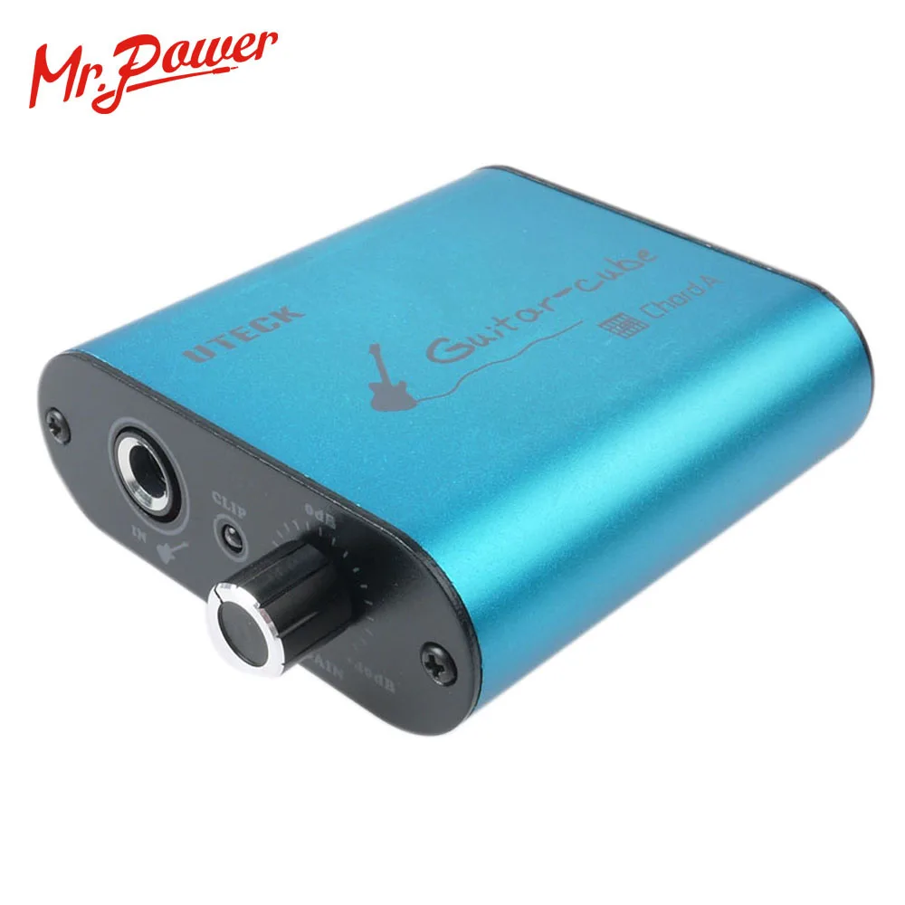 5 шт. Uteck гитарный куб ASIO Chord USB аудио интерфейс(DI) подходит для мягкого(гитара Rig JAMVOX AmpITube) для продажи