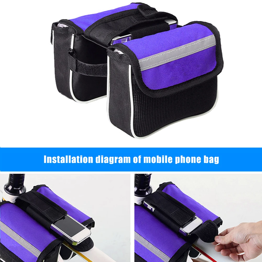 MTB Велоспорт тактическая сумка Аксессуары для велосипеда крепится на переднюю