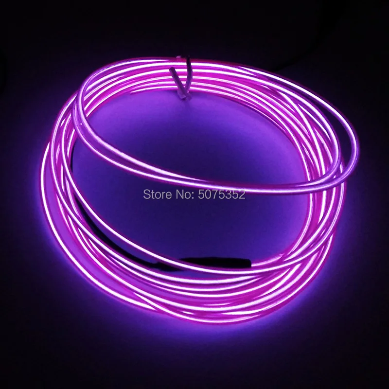 GZYUCHAO EL 2.3mm Flexible Wire Rope Tube 5VUSB Steady On Glow Neon Light Lamp Waterproof Led Strip For Computer Stage Decor |