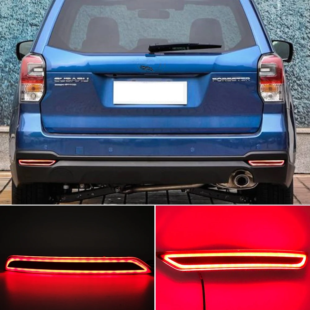 1 комплект светодиодный задний бампер отражатель светильник для Subaru Forester 2008-2018