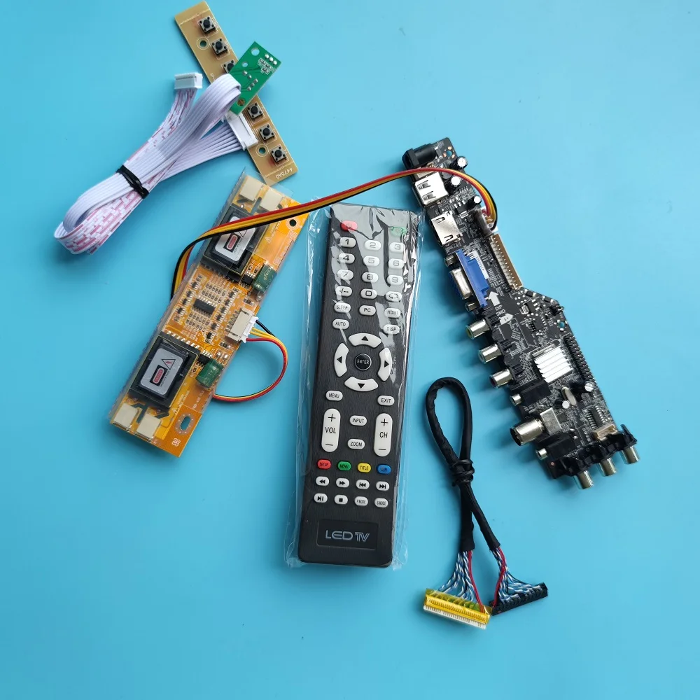 Комплект для M170E5 1280x1024 совместимому с HDMI 4 холодным катодом (CCFL) панель пульта