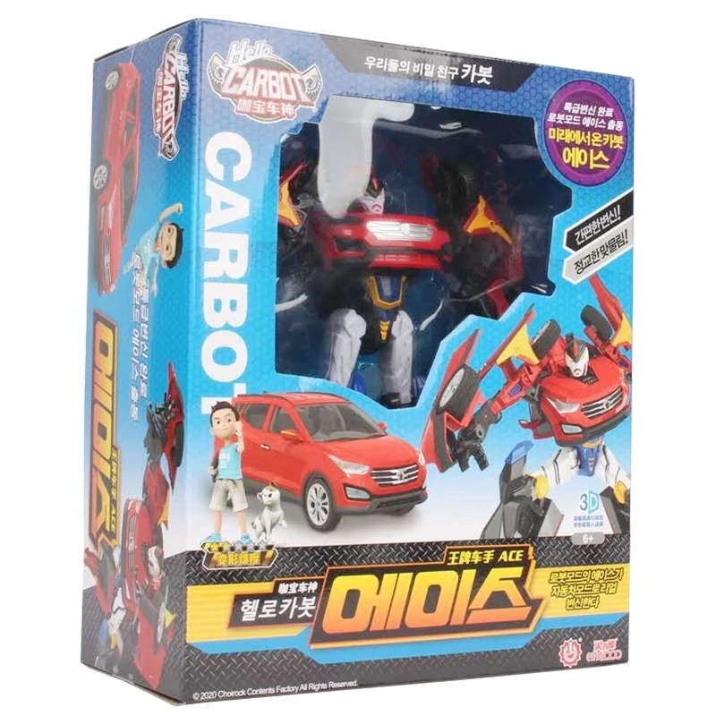 Корейский мультфильм Hello Carbot autobot игрушки деформированный автомобиль робот экшн
