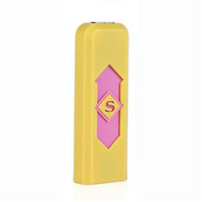 Color3 Ветрозащитный хороший подарок бездымный беспламенный usb зарядка Зажигалка для сигарет электронные зажигалки аксессуары для курения 1 шт - Цвет: Color3