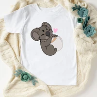 little bear lovely kawaii print t shirt baby kids clothes girls t shirts children gift harajuku cartoon graphic t shirt newest