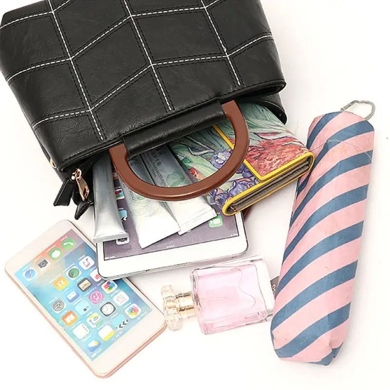 

Women PU Leather Handbag Shoulder Tote Messenger Satchel Purse Crossbody Top Handle Bag M6CC