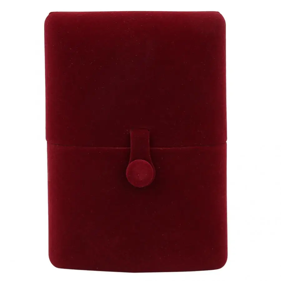 Новый элегантный двойной открытый органайзер для ювелирных изделий бордовый