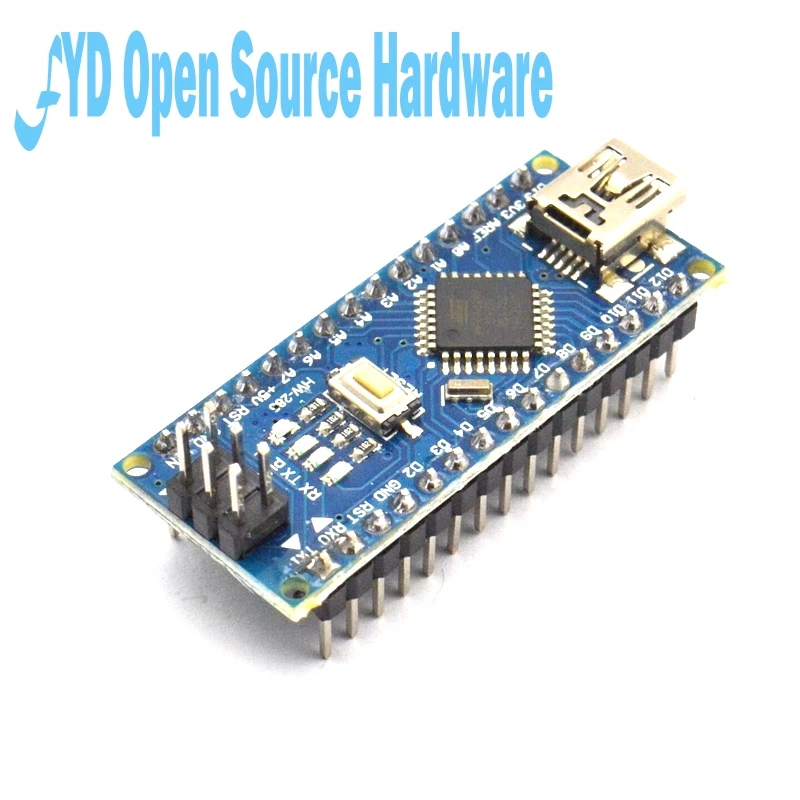 1 шт. мини USB с Загрузчиком Nano 3 0 контроллер совместим arduino CH340 драйверами 16 МГц NANO