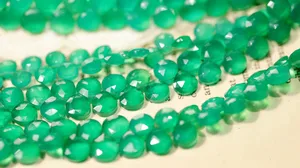 Бусины россыпью из халцедонааметистасолнцезащитного камняиолитакварцапреннита, граненые сердца для ювелирных изделий своими руками