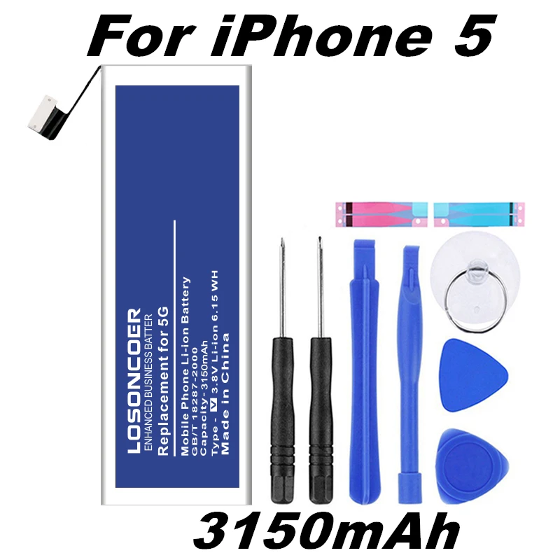 3400 мАч полимерные батареи Замена для Apple iphone 6 батарея 5 5S 5C 7 7 Plus iphone 6 инструменты подставка держатель наклейки