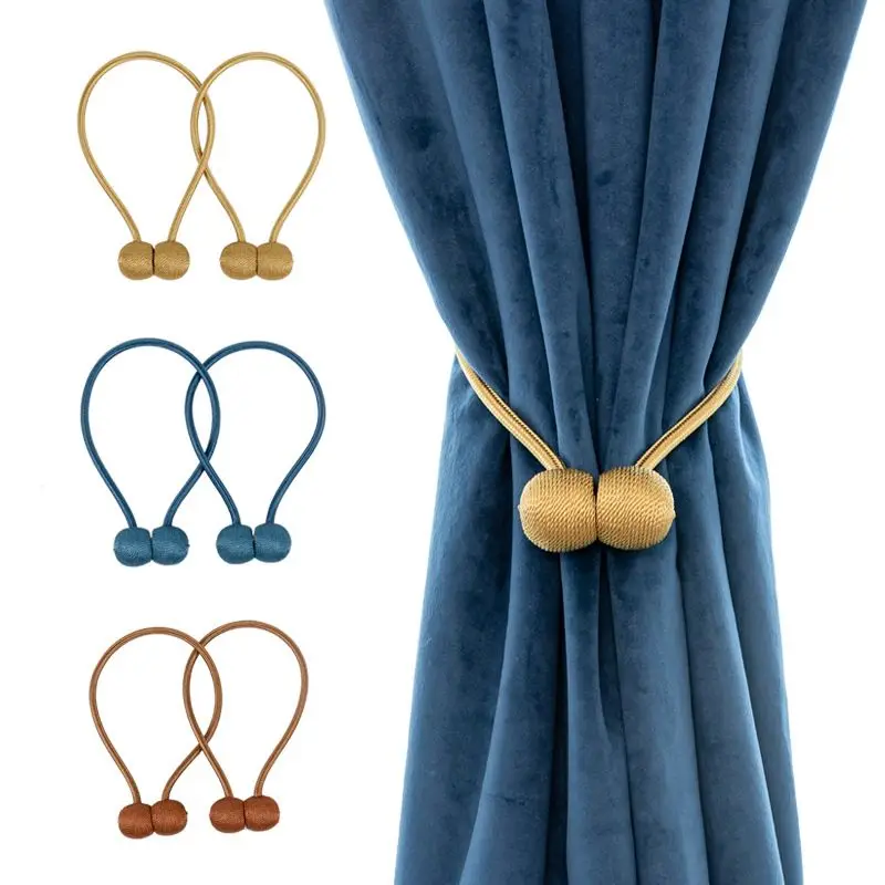 

Earphone Curtain Buckle Strap Red White Magnet Clasp Bedroom Living Room Perforated Buckle Home Decoration Accessories Wholesale
