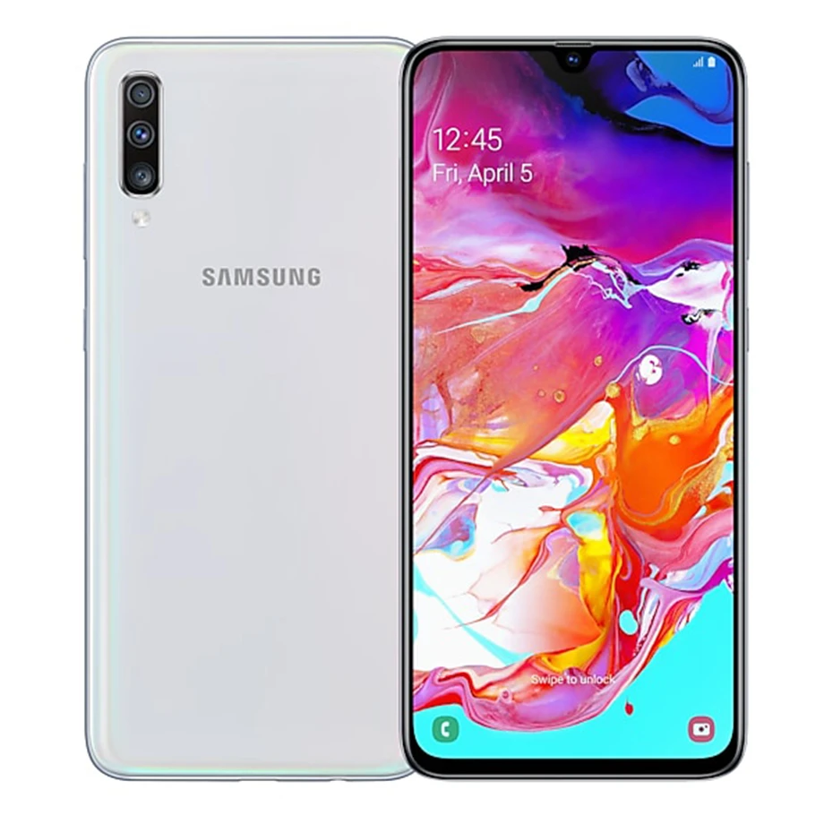 Samsung Galaxy A70 A7050 смартфон с 5 5-дюймовым дисплеем восьмиядерным процессором Snapdragon 6 7