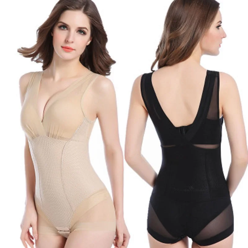 

Women Slimming Waist Trainer Bodysuits Tummy Control Butt Lifter Ladies Body Shapers Seamless Sexy Corrective Underwear M-2XL