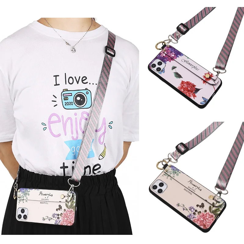 Чехол для Redmi Note 9 Pro роскошный чехол с ремешком через плечо Xiaomi Mi 9T Lite 8 A1 A2 9S 7 5 5A 4X