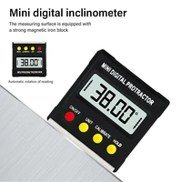 mini digital inclinometer magnetic protractor angle finder percision measuring tools protractor digital inclinometer goniometer