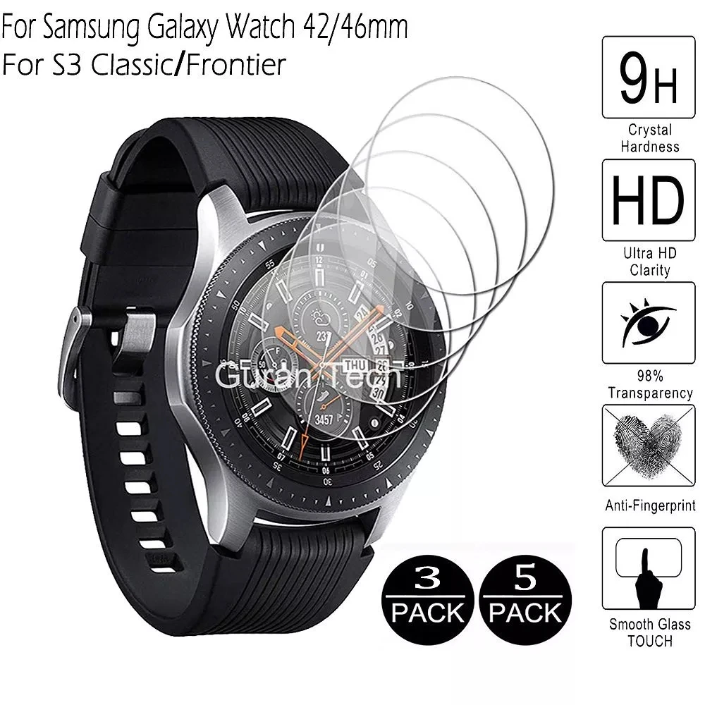 Закаленное стекло для Galaxy Watch 46 мм 42 3 41/45 Защитная пленка Samsung Gear S3 Classic Frontier|Защита