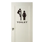 Наклейка на унитаз, знак входа в туалет, наклейка на дверь, настенный стикер s, забавная Мужская и женская наклейка на дверь, настенное украшение на стену