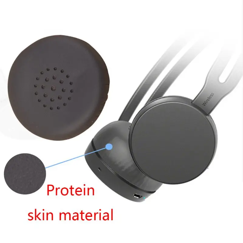 Лидер продаж 1 пара Амбушюры пены подушки кожа Earpad для S-o-n-y WH-CH400 наушников - купить