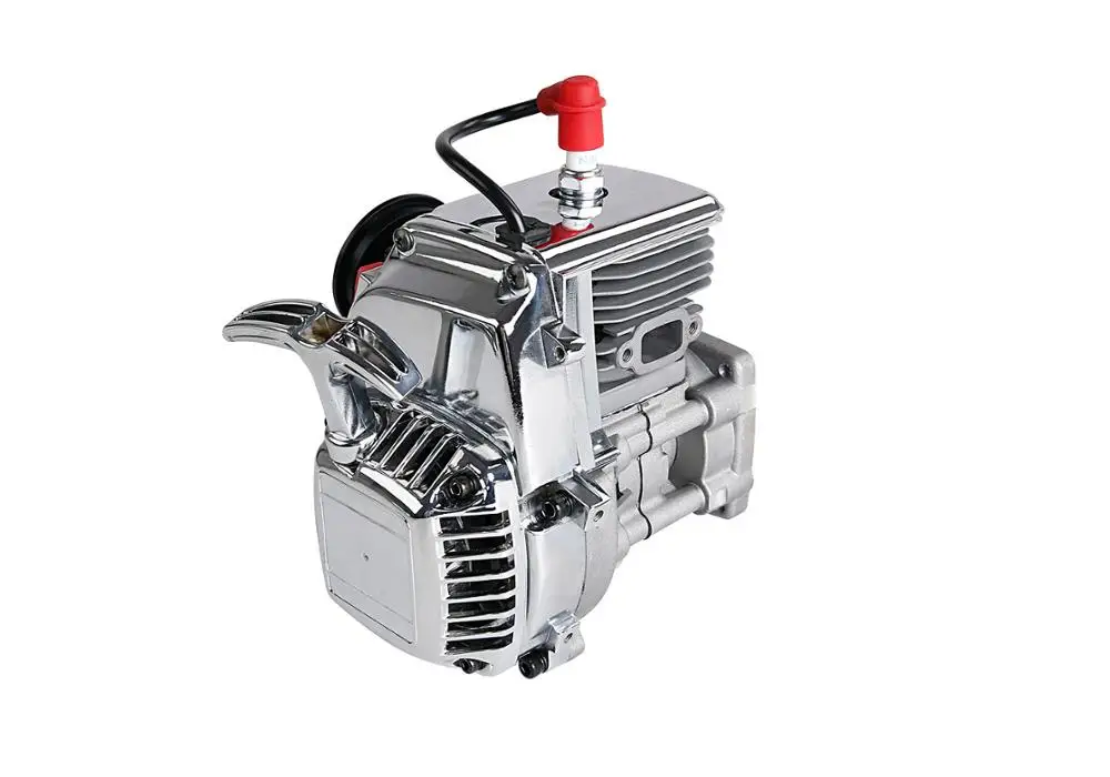 Хромированный двигатель с 4 болтами 36CC свечей зажигания Walbro1107 Carb NGK подходит для