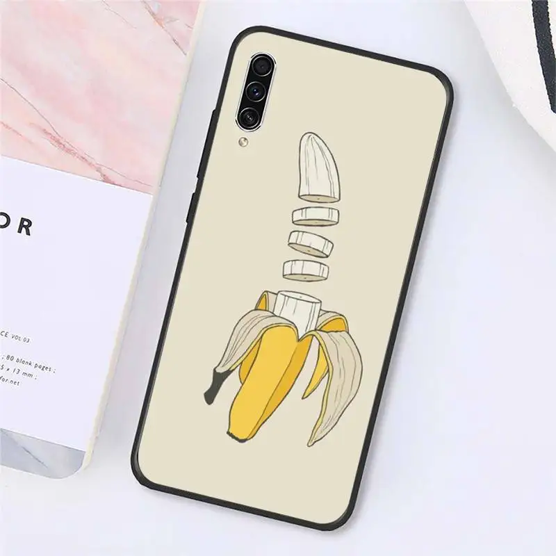 

Banana Lemon Fruit cartoon Phone Case For Samsung galaxy A S note 10 7 8 9 20 30 31 40 50 51 70 71 21 s ultra plus