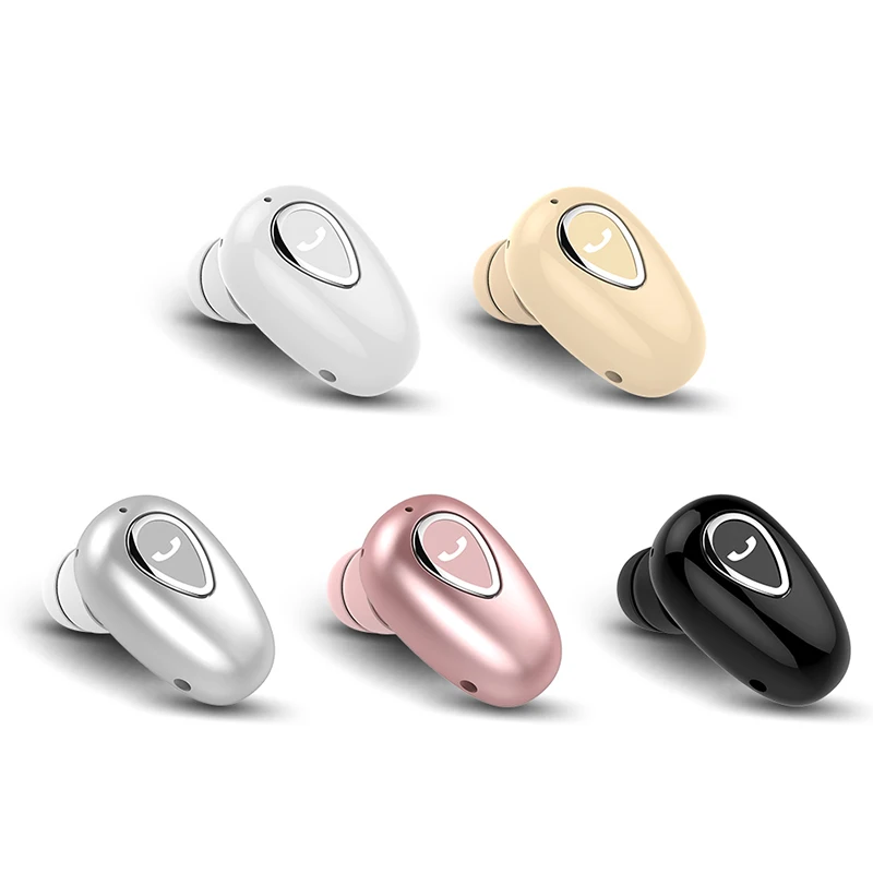 

Mini Single Bluetooth Earphones Wireless Earbuds In Ear Handsfree With Mic Stereo Sport Bluetooth Headset For All Smart