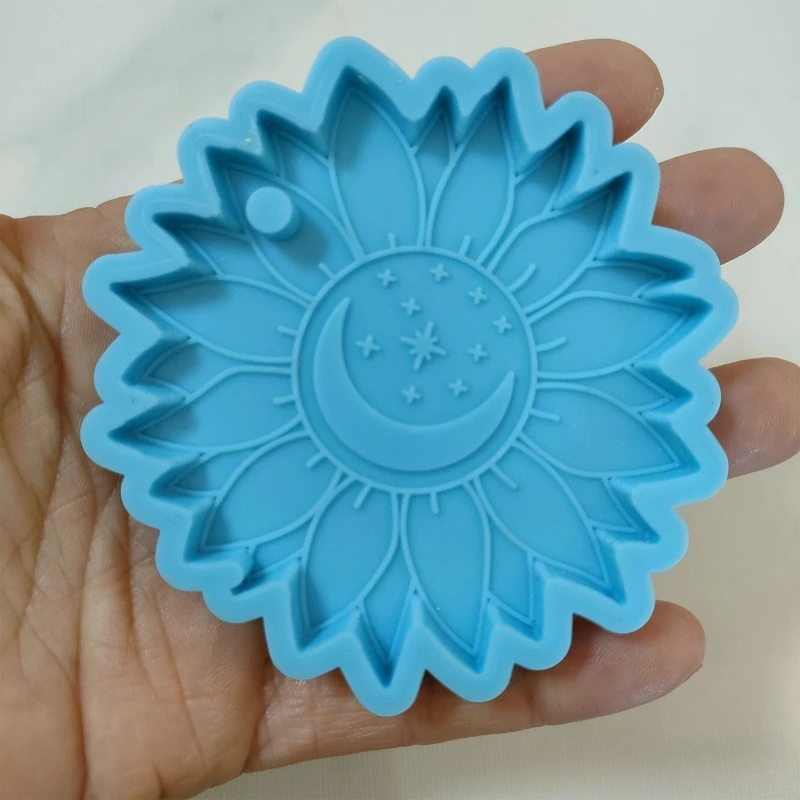 Брелок в виде подсолнуха ручная работа подвески искусственные украшения литые