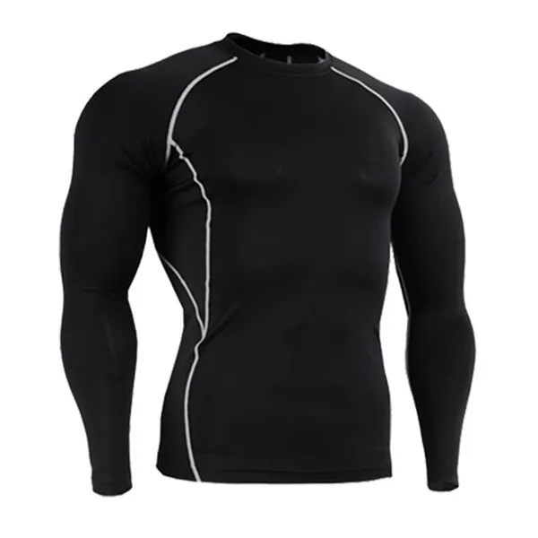 men's sports suits Quick-drying compression men sport training suit gym jogging running suit men's tight fitness workout clothes - Цвет: Picture color